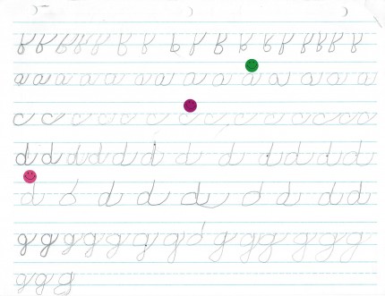 Teaching Cursive Strokes with Phonics