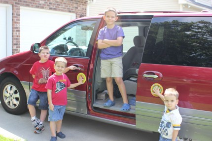 Osborne Boys with Parking Pals